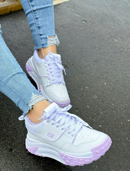 Tenis Skechers Alfa Mujer | Chunky Urbanos Cómodos y Modernos