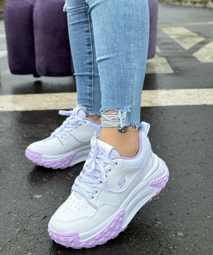 Tenis Skechers Alfa Mujer | Chunky Urbanos Cómodos y Modernos